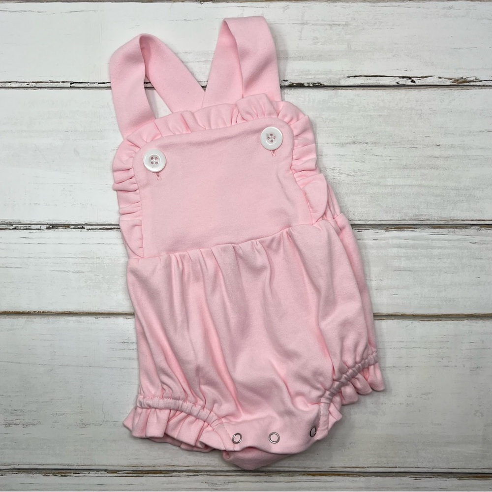 New without tags LTC baby romper in pink - 3 months